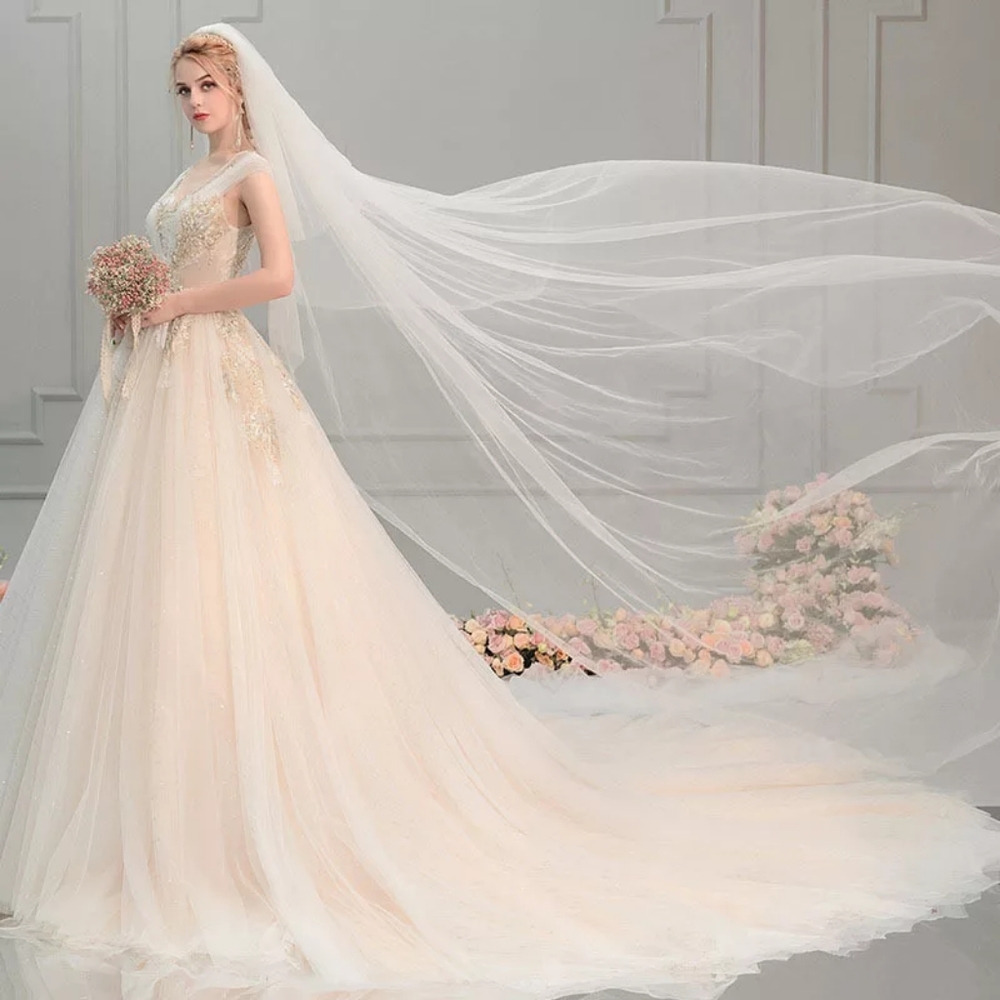 Champagne Wedding Dress